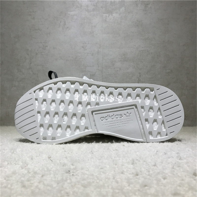 Real Boost Adidas NMD R2 White Black